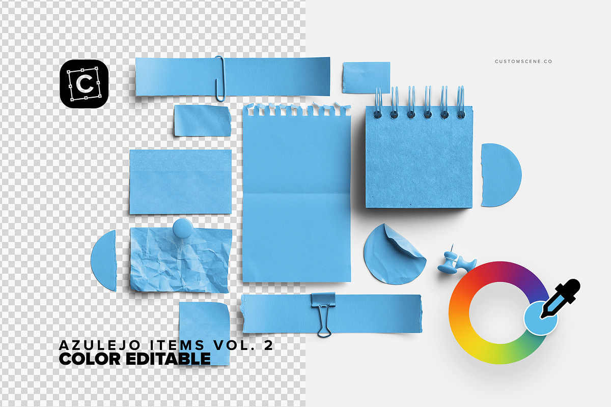 Stationery & Desk Accesories, a Product Mockup by Custom Scene (Photo 4 of 7)