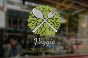 Vegetarian Restaurant Logo, a Branding & Logo Template by 7Theme (Thumbnail 4 of 5)
