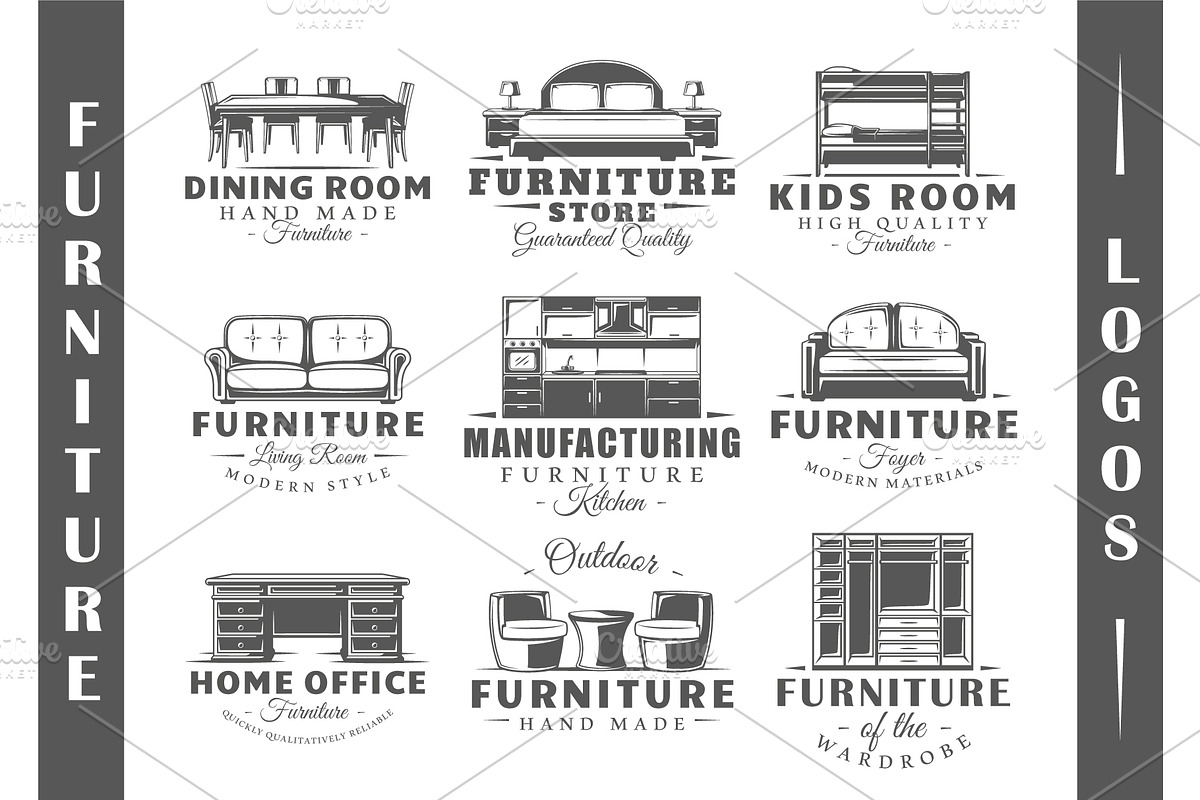 18 Furniture Logos Templates, a Branding & Logo Template by Art Design (Photo 2 of 26)