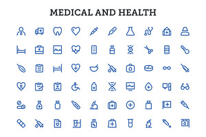 5000 Bold Outline Icons Bundle