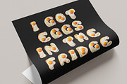 Fried Eggs Font, a Handwritten Font by Handmadefont (Thumbnail 6 of 10)