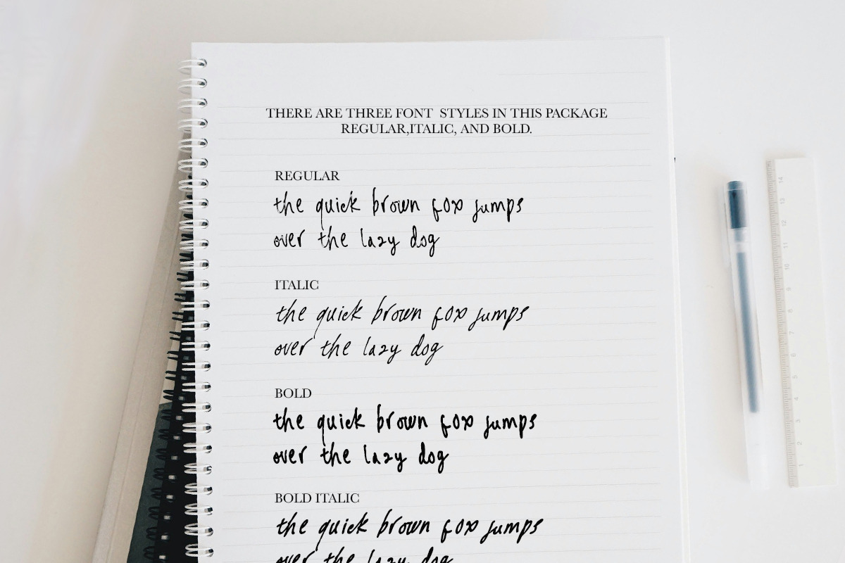 Tasty Breakfast - Handwritten Font, a Handwritten Font by Bale Type (Photo 9 of 10)