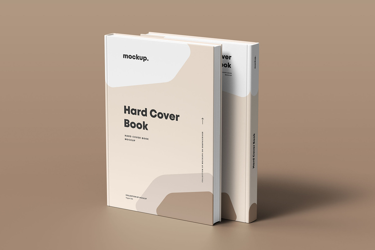 Hard Cover Book Mock-up, a Books & Magazine Mockup by Yogurt86 (Photo 3 of 14)