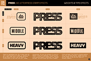 Press: Live Letterpress Stamp Effect, a Layer Style Add-On by DKNG Studios (Thumbnail 2 of 4)