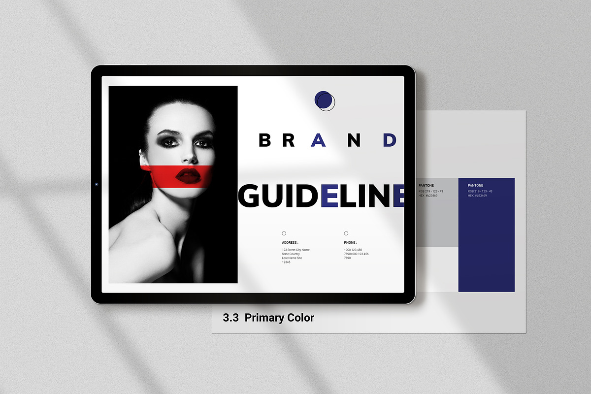 Brand Guidelines, a Brochure Template by metastudio38 (Photo 7 of 9)