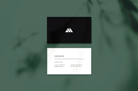 Elegant Simple Business Card, a Business Card Template by Saman Osama