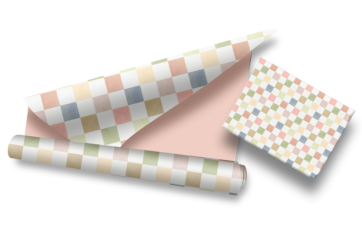 Soft Pastel Grid Seamless Pattern, a Pattern Graphic by OwlAndFern (Photo 2 of 13)