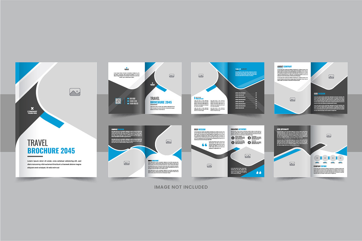 Travel Brochure or Travel Magazine, a Brochure Template by Pavel_design