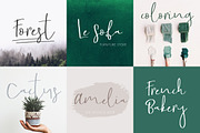 Montana, a Script Font by Creamy Script (Thumbnail 3 of 5)