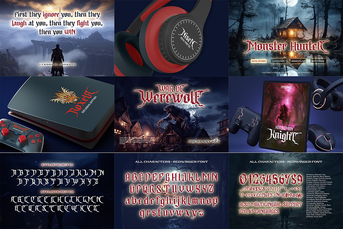 Special Game Font Bundle, a Script Font by Ditatype (Photo 9 of 12)
