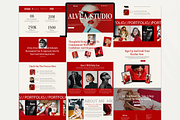 Bold Wix Studio Landing Page Website, a Wix Template by AdvertFox (Thumbnail 2 of 9)