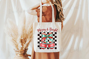 Retro Christmas Ornaments Bow PNG, an Illustration by OK Design (Thumbnail 3 of 4)