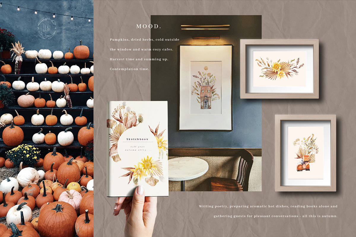 How to enjoy the fall., a Decorative Illustration by Dinkoobraz (Photo 4 of 15)