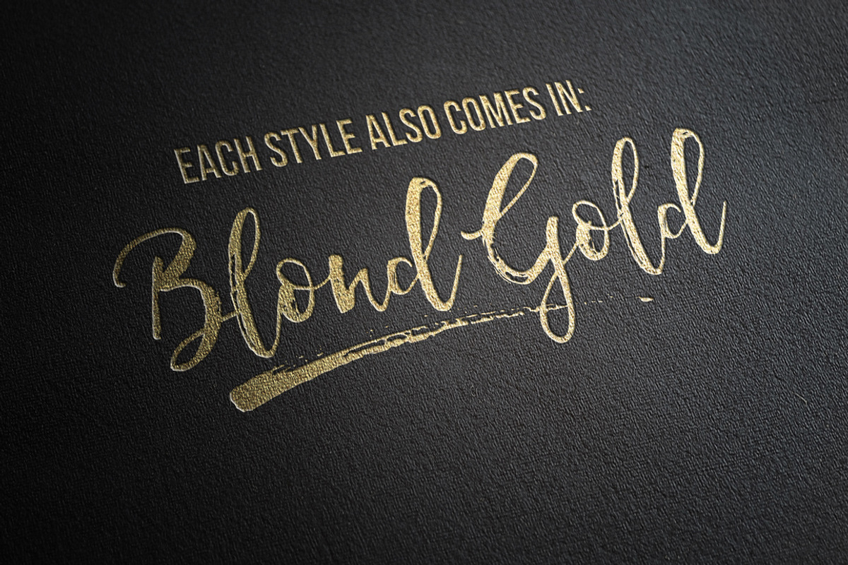 Gold Foil Layer Styles for Photoshop, a Layer Style Add-On by Paper Element (Photo 3 of 15)