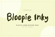 Bloopie Inky – Playful Hand-Painted, a Sans Serif Font by Gookkis Studio (Thumbnail 1 of 16)