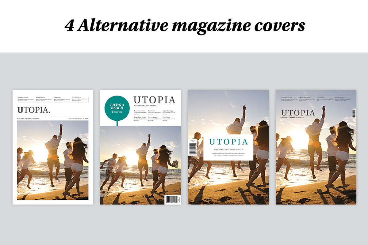 Utopia magazine, a Magazine Template by CRS Design (Photo 3 of 4)