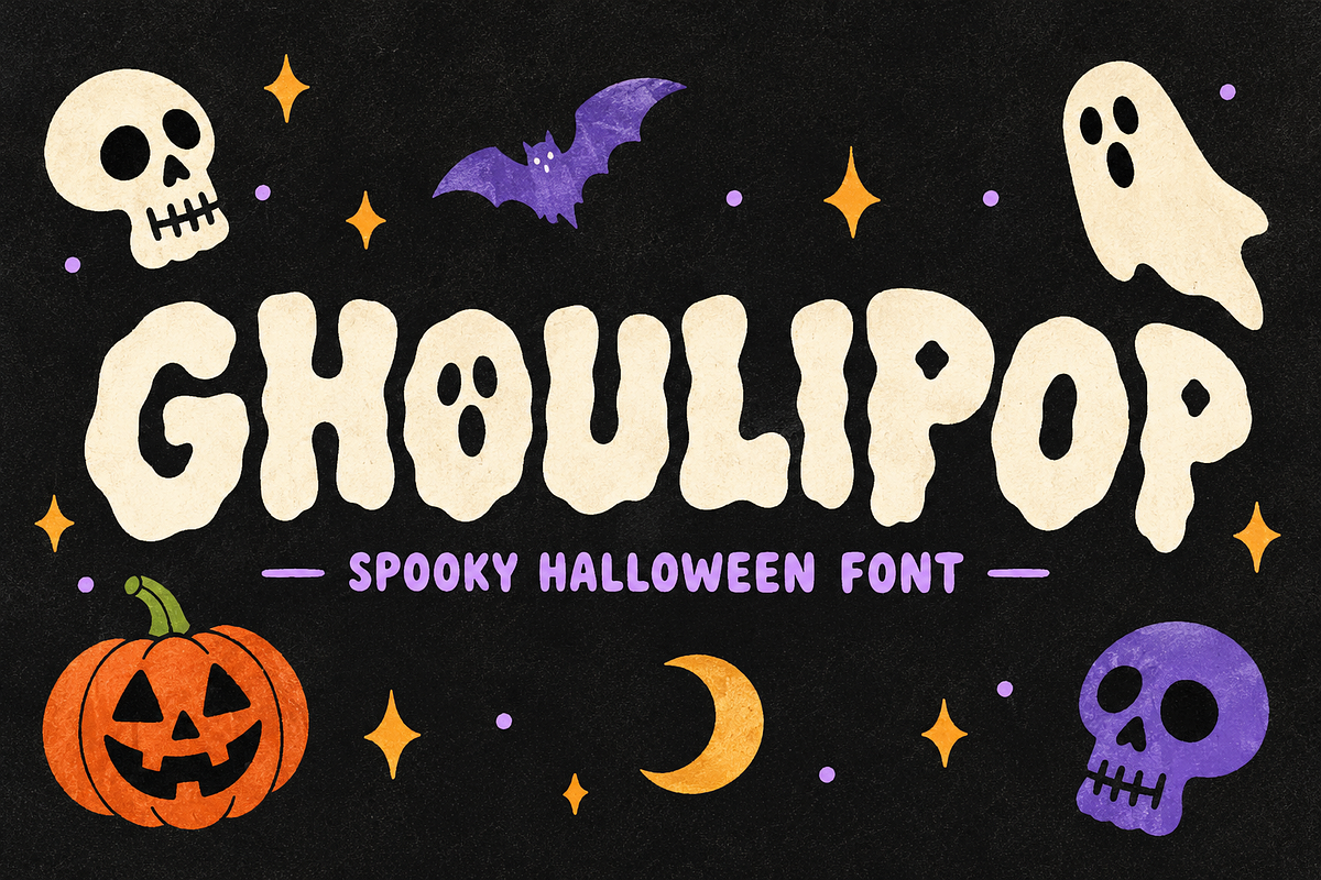 Ghoulipop – Halloween Font, a Handwritten Font by brandingpro (Photo 1 of 4)