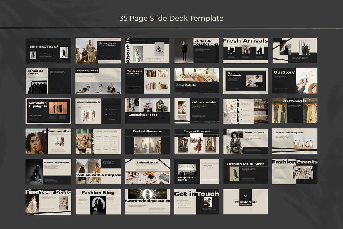 Fashion Presentation Template preview 7