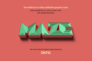 MAZE - Editable Graphic Style
