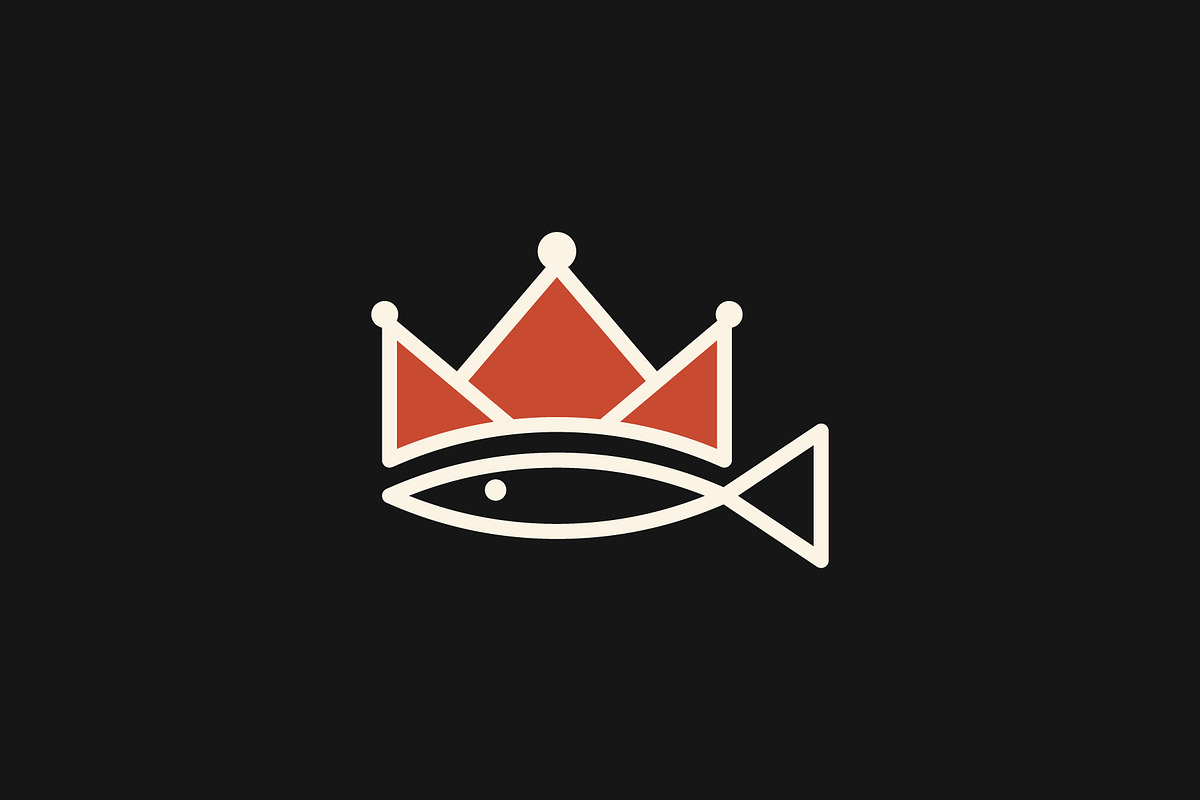 King Fish Logo Design Vector, a Branding & Logo Template by Vectoryzen (Photo 2 of 2)