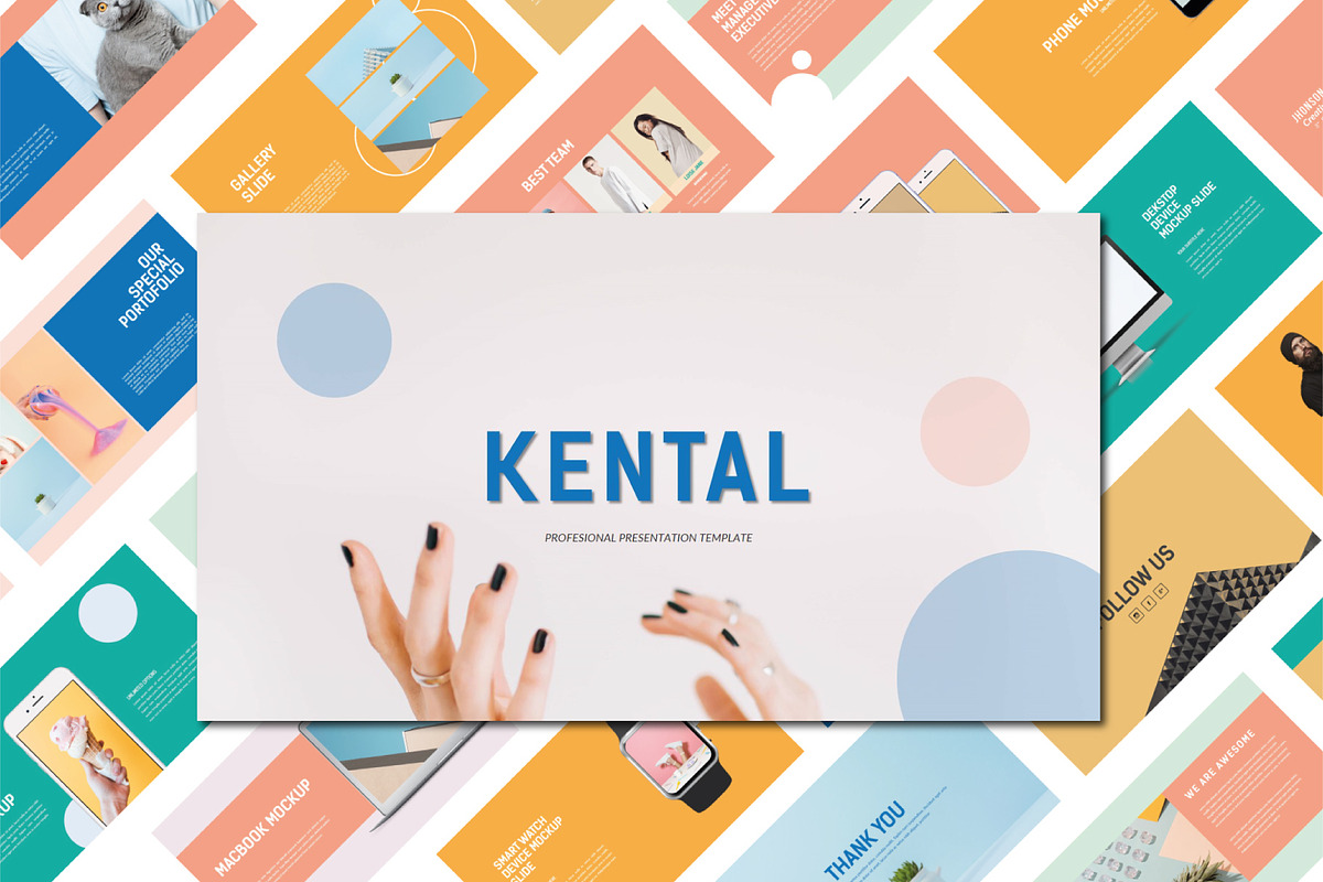 KNTL Pastel - Powerpoint Template, a Presentation Template by Collaborg Studio (Photo 2 of 8)