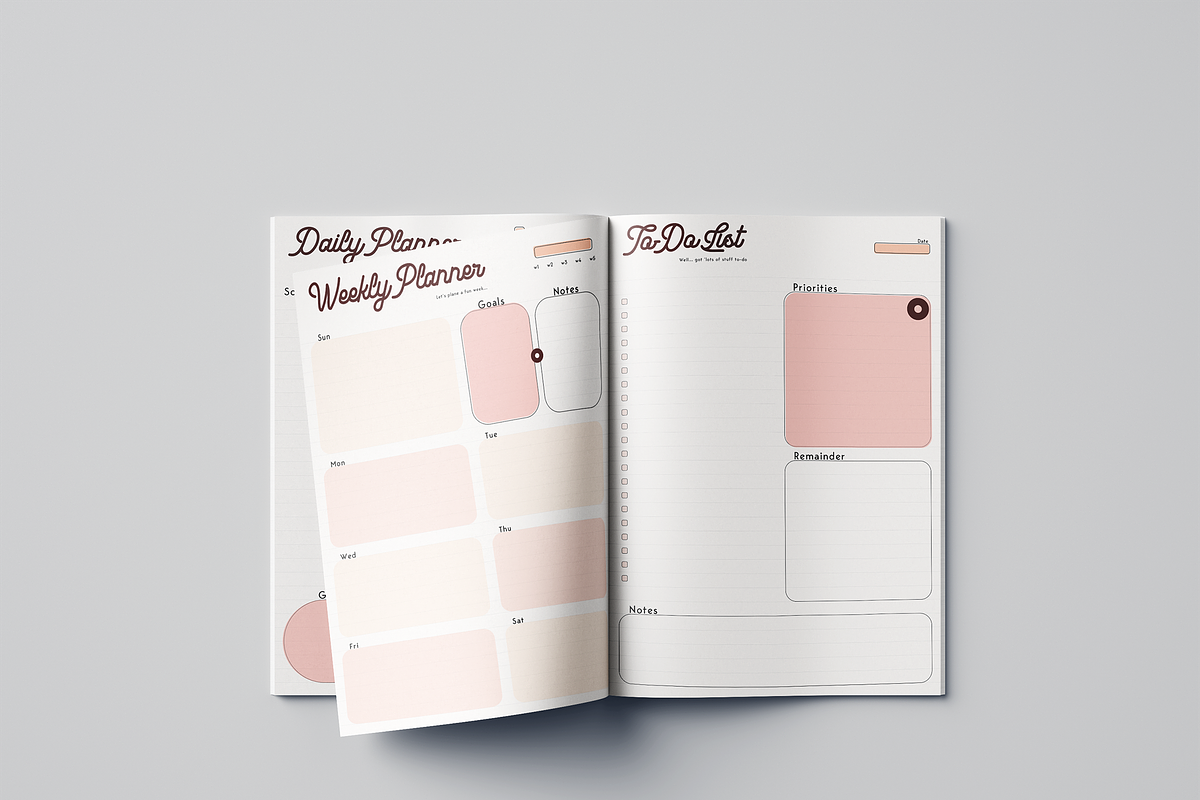 Printable | Personal Planner Bundle, a Stationery Template by shop4pixel (Photo 6 of 7)