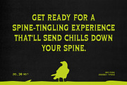 Crowsbeat – Reversed Contrast Horror, a Serif Font by Drizy (Thumbnail 6 of 10)