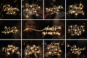 11 Sparkled New Years photo overlays, a Layer Style Add-On by BrownLeopard (Thumbnail 1 of 4)