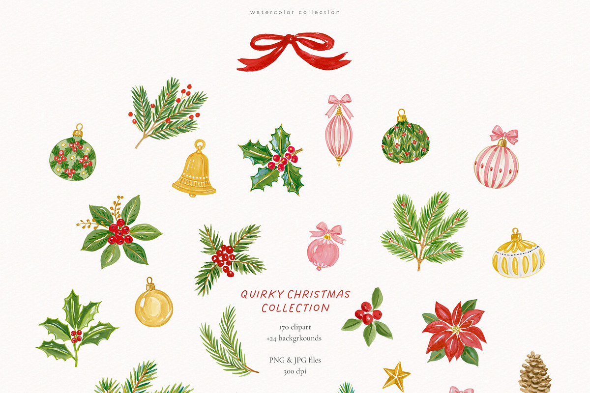 Quirky Christmas Collection, a Seasonal Illustration by PeDe Designs (Photo 5 of 10)