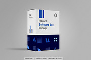 Software Packaging Box Mockup, a Cups & Container Mockup by MnGfx (Thumbnail 1 of 3)