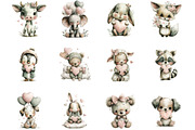 Valentine and Nursery Animals Set, an Illustration by Designking (Thumbnail 3 of 5)