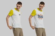 Polo Shirt Mock-Up, a Shirt Mockup by Mock-up Store (Thumbnail 4 of 7)