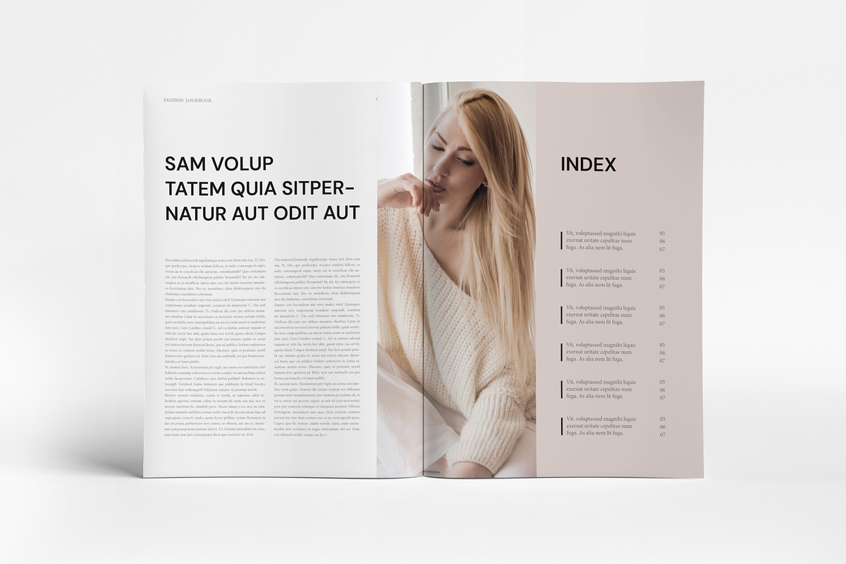 Look Book Magazine Template I Canva, a Magazine Template by PixWork (Photo 3 of 9)