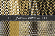Set of gold and bronze patterns, a Pattern Graphic by leezarius (Thumbnail 1 of 2)