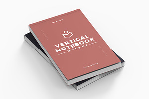 Vertical Notebook Mockup