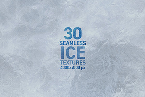 30 Seamless Ice Textures