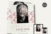 Funeral Program Template Set I Canva, an Invitation Template by The Social Stuff (Thumbnail 2 of 10)