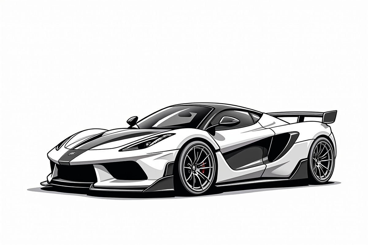 Luxury Car Clipart Vector Bundle, an Illustration by Creativeshirt (Photo 2 of 9)