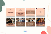 Strong Coffee - Instagram Template, a Social Media Template by Aji Gallery (Thumbnail 6 of 8)