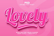 Lovely Cute Pink 3d Text Effect, a Layer Style Add-On by bdrobin (Thumbnail 1 of 2)