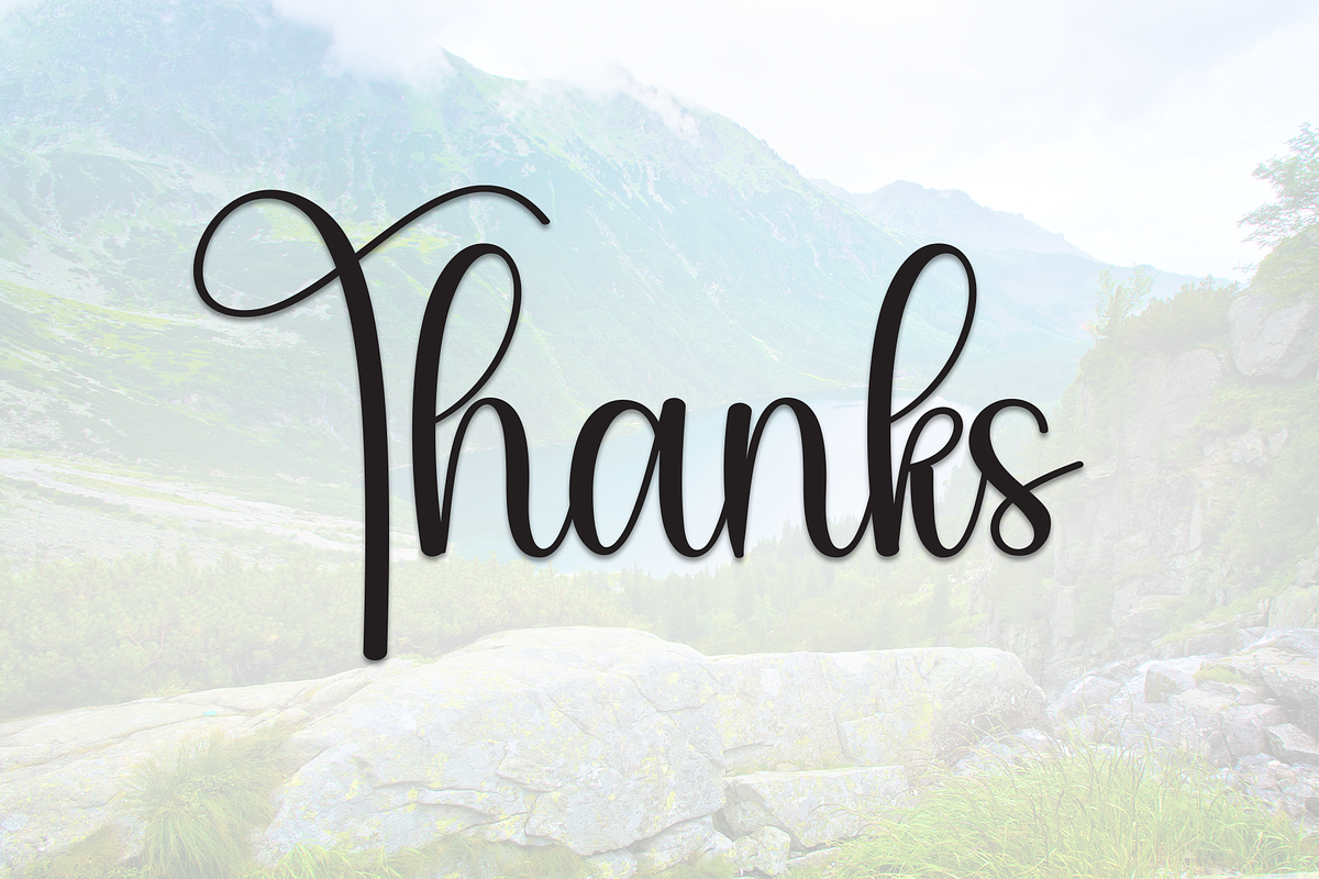 Nature | Script Font, a Handwritten Font by Scratchones (Photo 9 of 9)