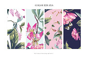 Peony Reverie Prints & Motifs, a Pattern Graphic by Pink Linen (Thumbnail 5 of 10)