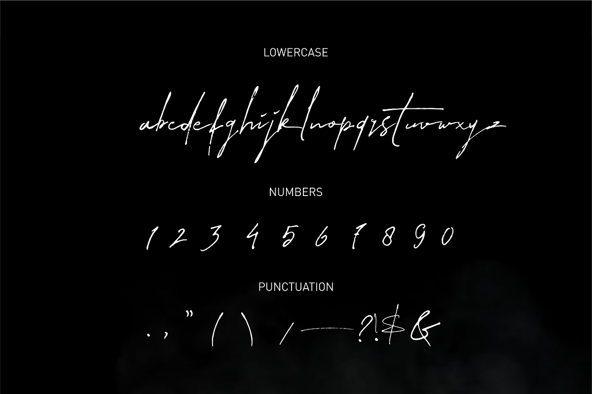 Tulisan ( Signature Font) preview 5
