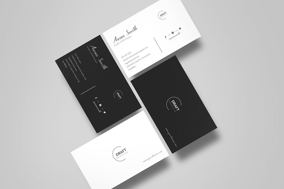 Business Card, a Business Card Template by CreativeZoom (Photo 4 of 4)