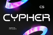 CS Cypher – Futuristic Font, a Sans Serif Font by Craft Supply Co. (Thumbnail 1 of 8)