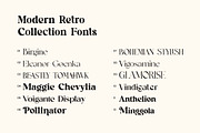 Modern Retro Font Bundles, a Serif Font by UICreative (Thumbnail 6 of 14)