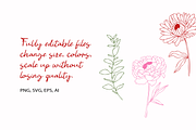Botanical Line Art Logo Elements V1, a Texture Illustration by Kaya Fonts (Thumbnail 6 of 19)