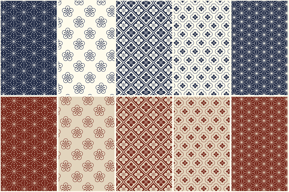 Japanese Geometrics, a Pattern Graphic by Suphansa (Photo 9 of 11)