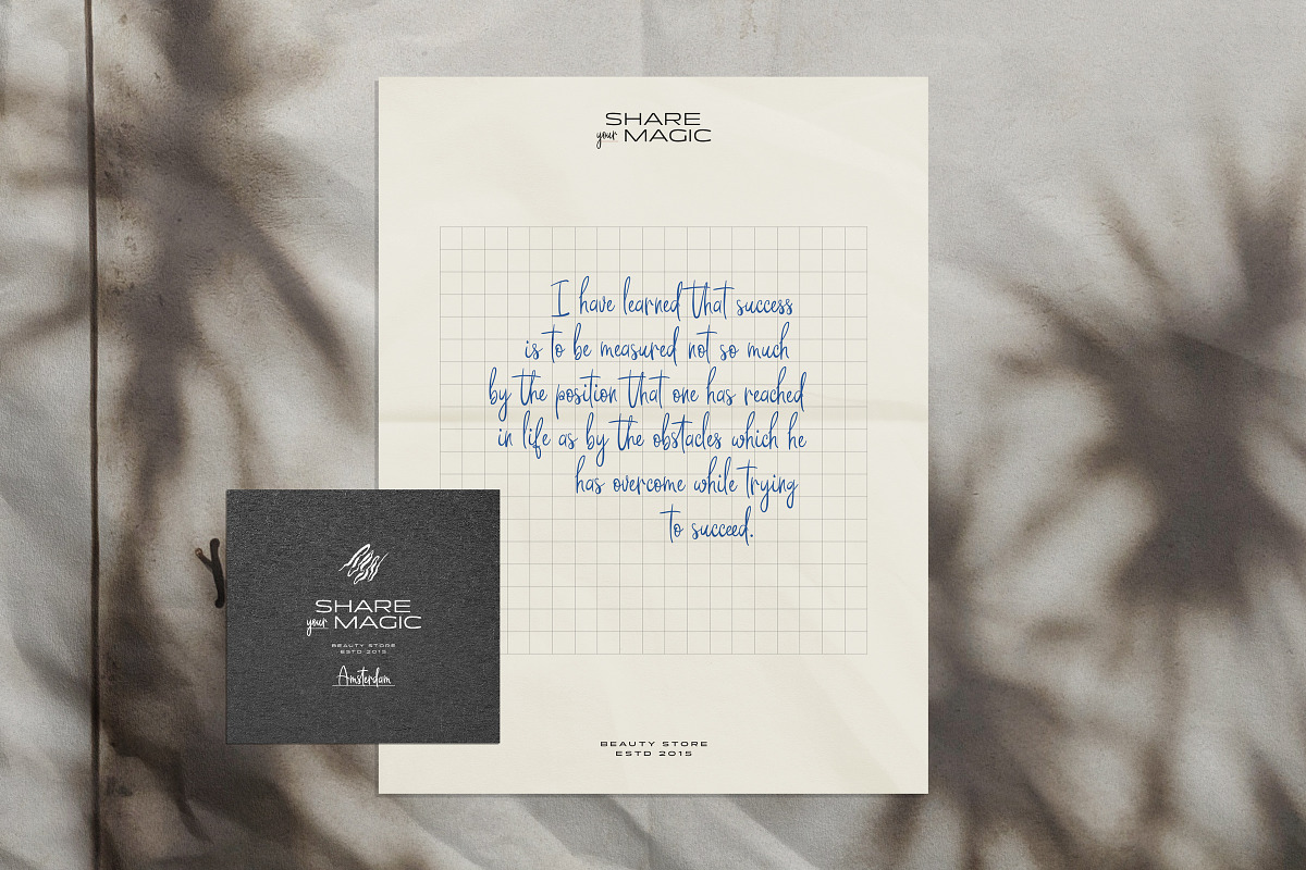 Sparkling Lights Script, a Handwritten Font by iStar Design (Photo 2 of 11)
