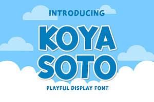 Koya Soto Fun Display Font